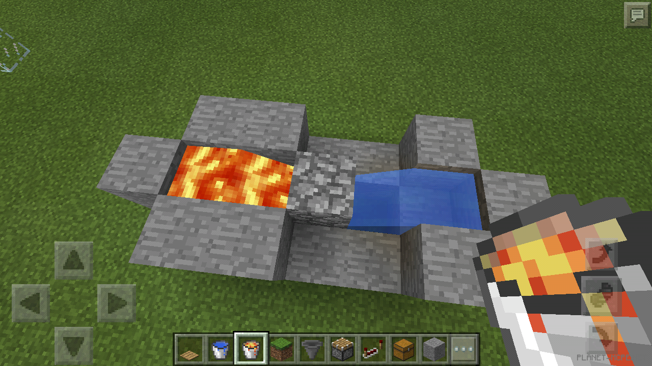 Генераторы булыжника [Гайды Minecraft PE]