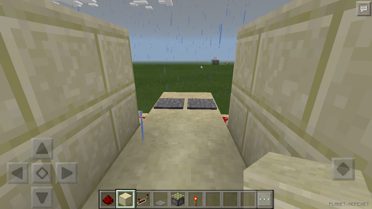 Дверь на липких поршнях [Гайды Minecraft PE]