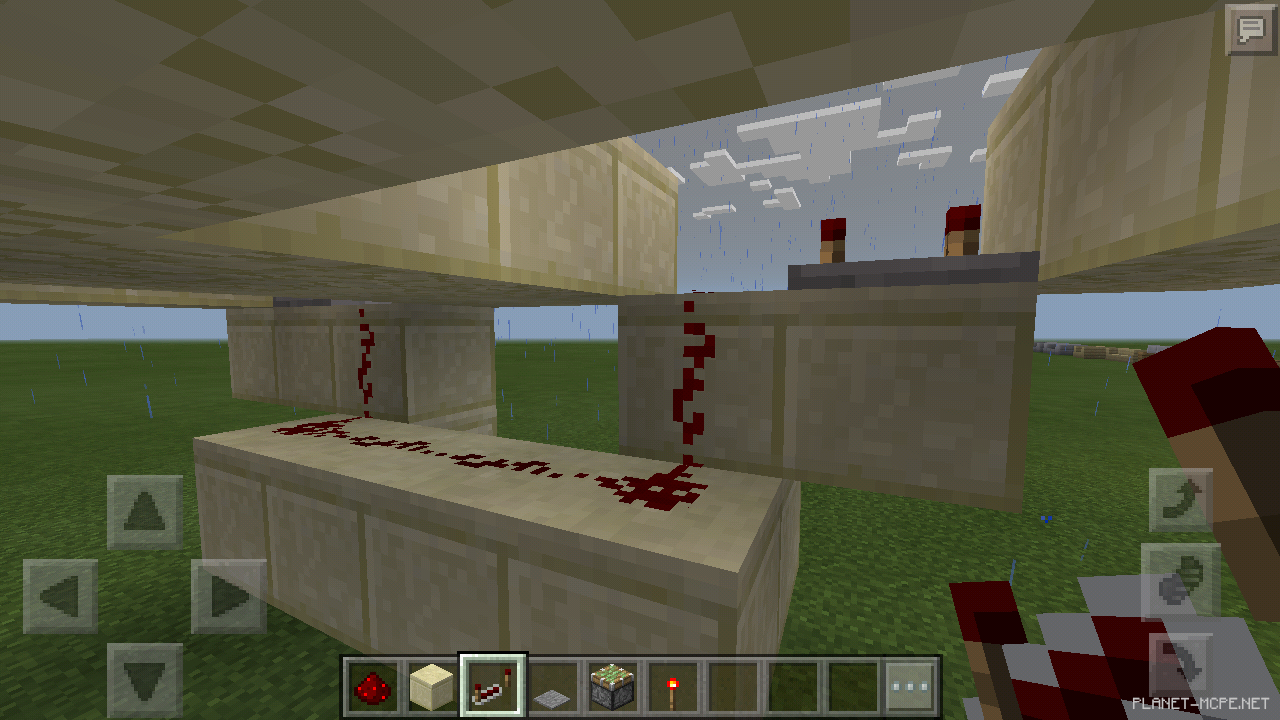 Дверь на липких поршнях [Гайды Minecraft PE]