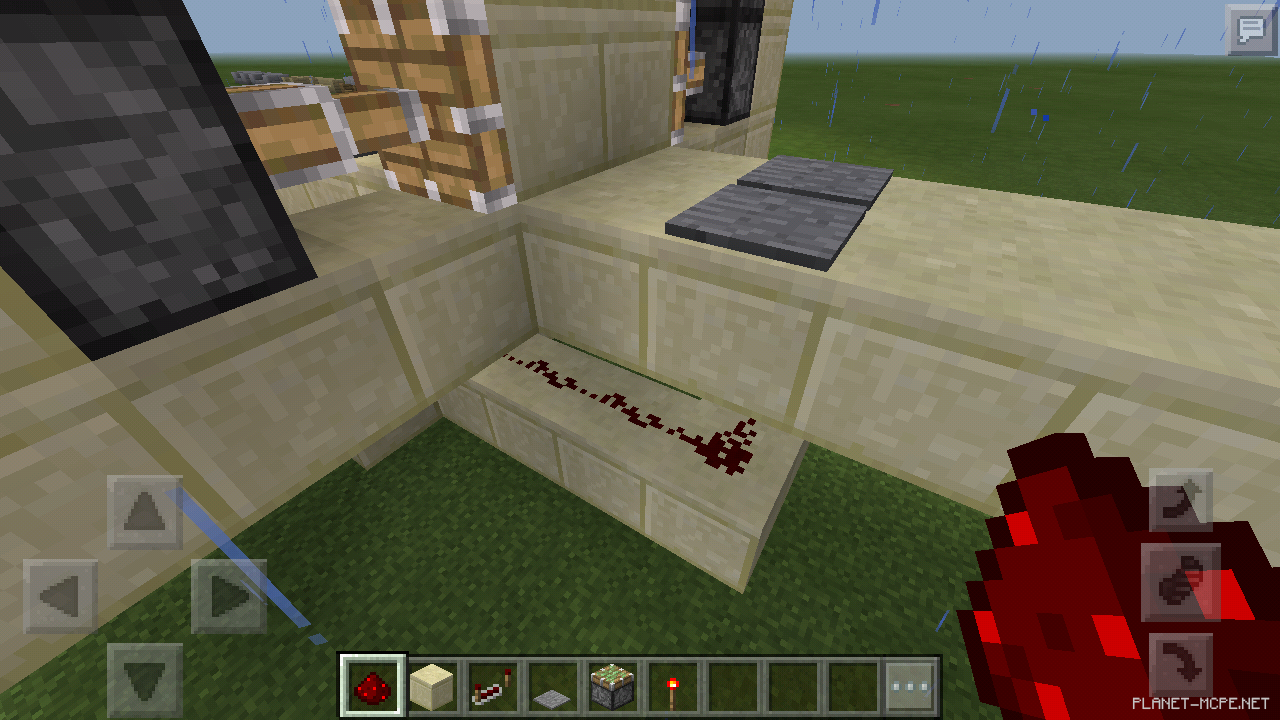 Дверь на липких поршнях [Гайды Minecraft PE]