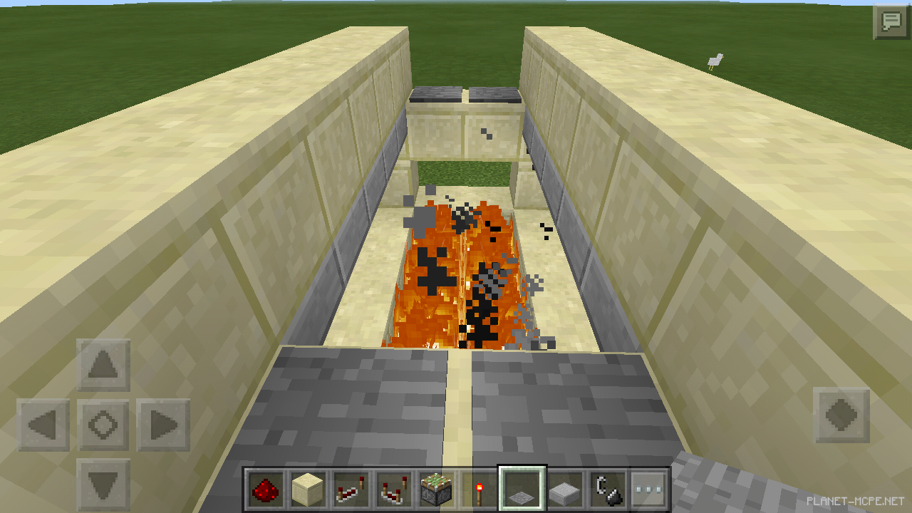 Делаем из разводного моста ловушку [Гайды Minecraft PE]