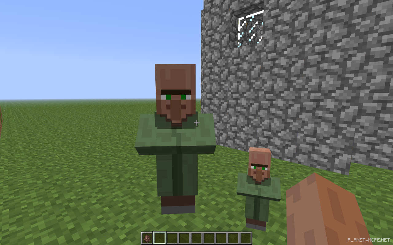Деревенский житель [Мобы][Гайды Minecraft PE]