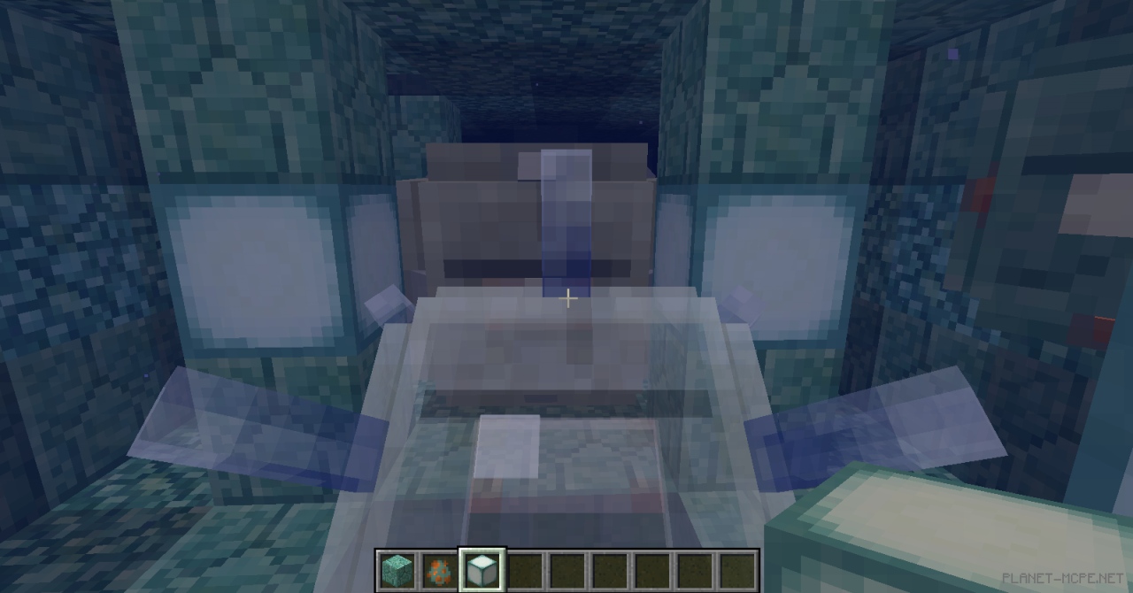 Лазер стража в Minecraft PE 1.26