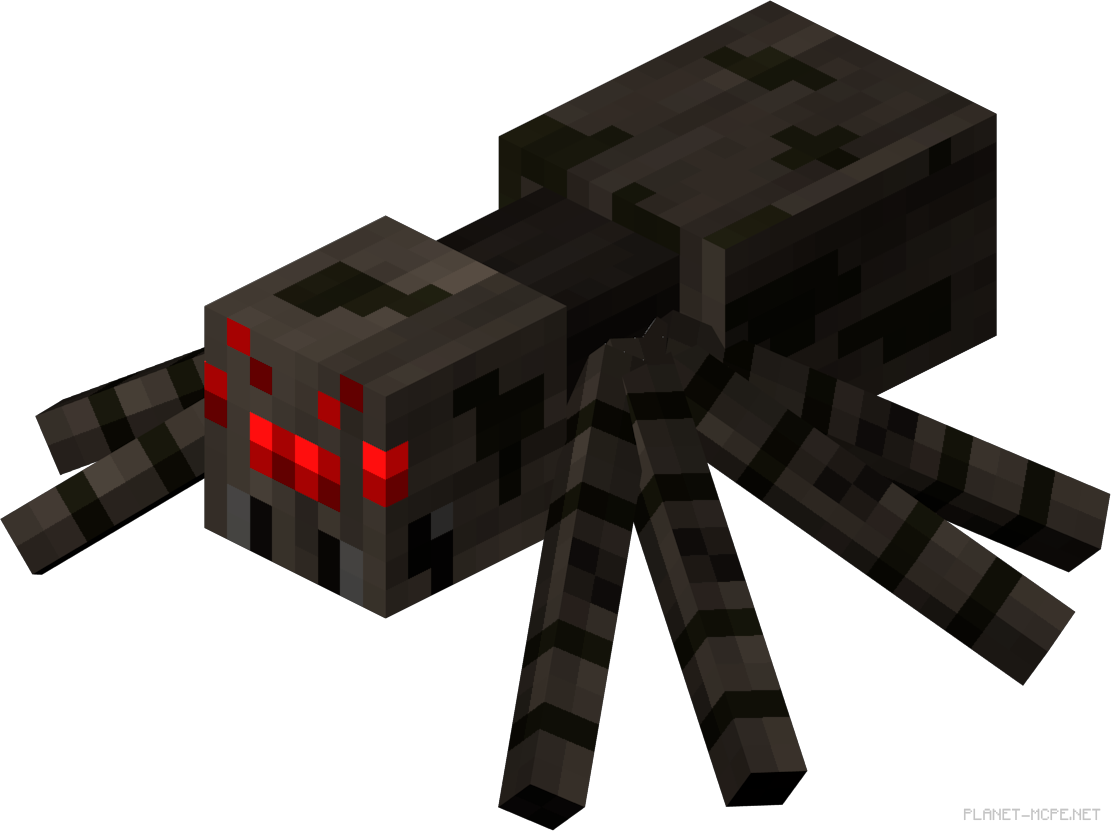 Паук в Minecraft PE 1.26