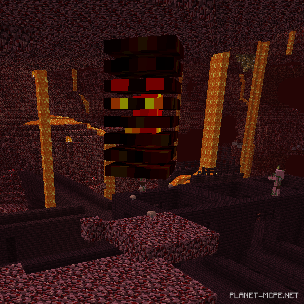 Прыжок лавового куба в Minecraft PE 1.26