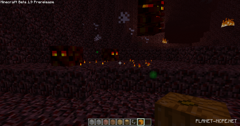 Малые лавовые кубы в Minecraft PE 1.26