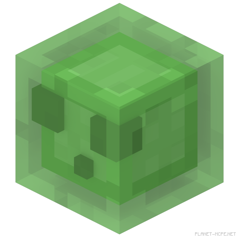 Большой слизень в болоте Minecraft PE 1.26