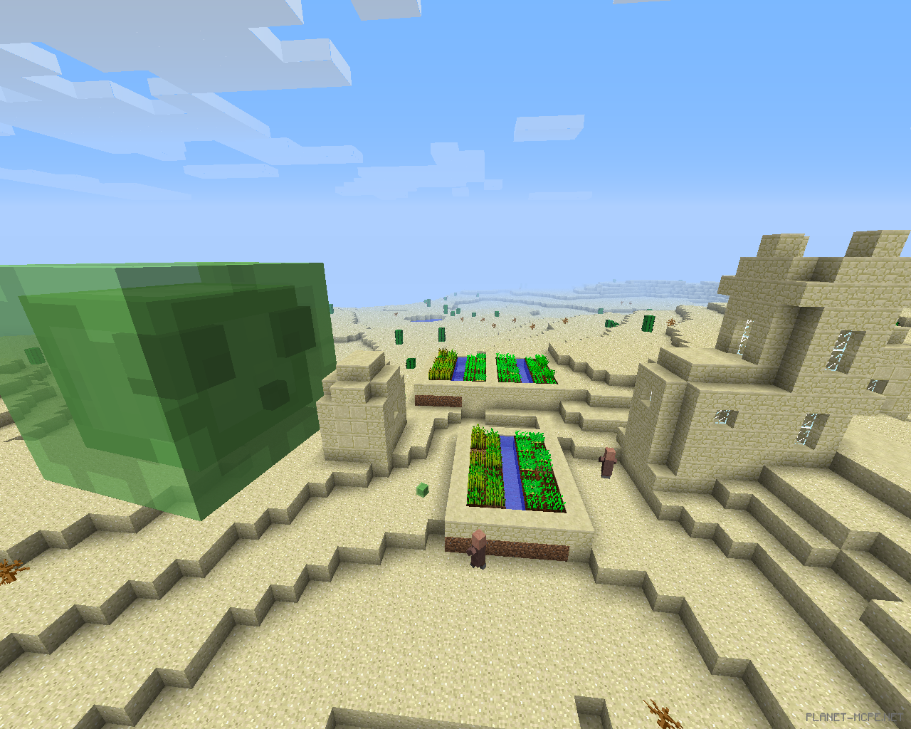 Мега-слизень в Minecraft PE 1.26