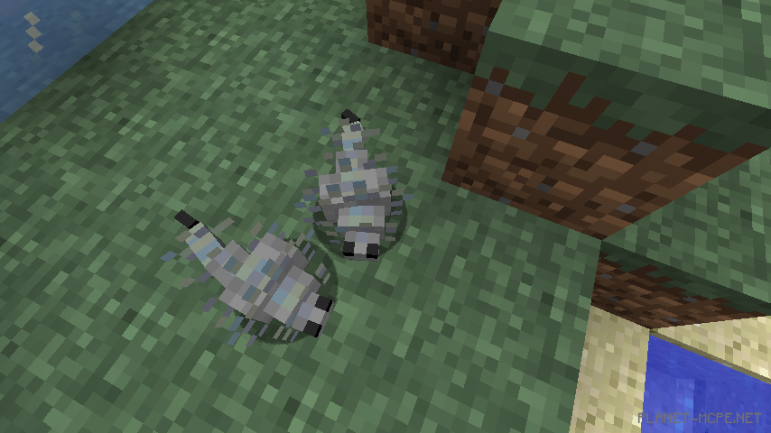 Чешуйницы в крепости Minecraft PE 1.26