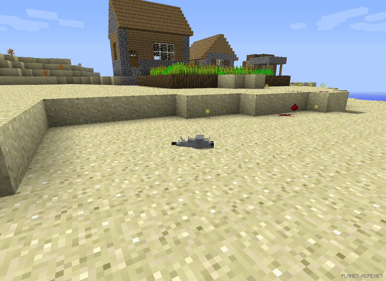 Чешуйница сбоку в Minecraft PE 1.26