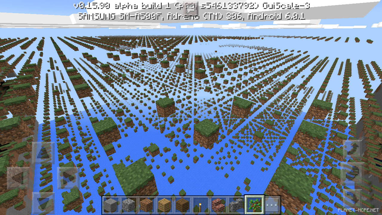 Угловые Далёкие земли в Minecraft PE