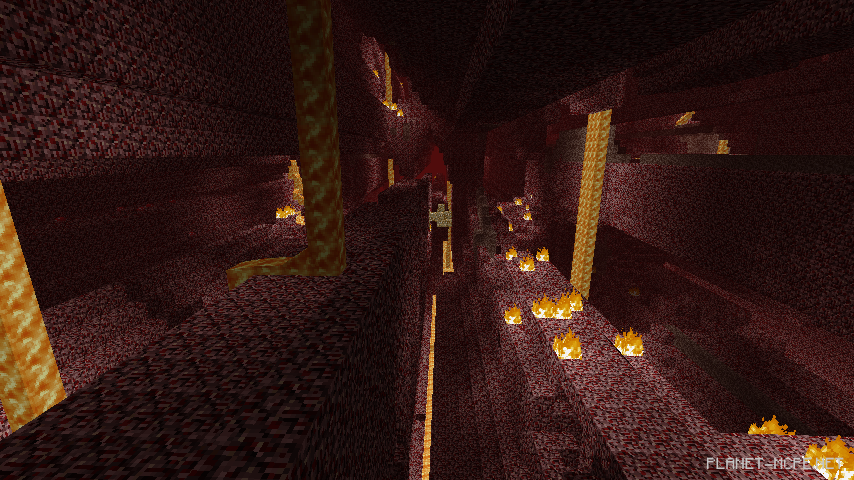 Far Lands в Незере Minecraft PE