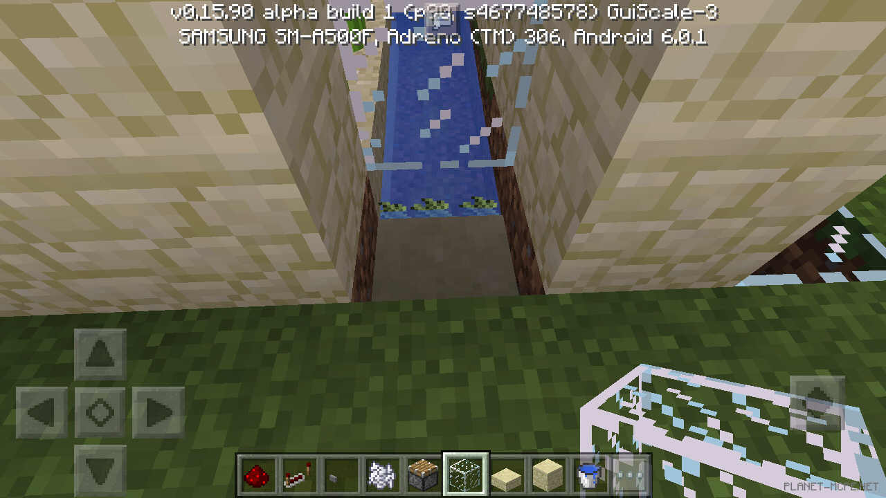 Сбор урожая с фермы тростника Minecraft PE 1.26