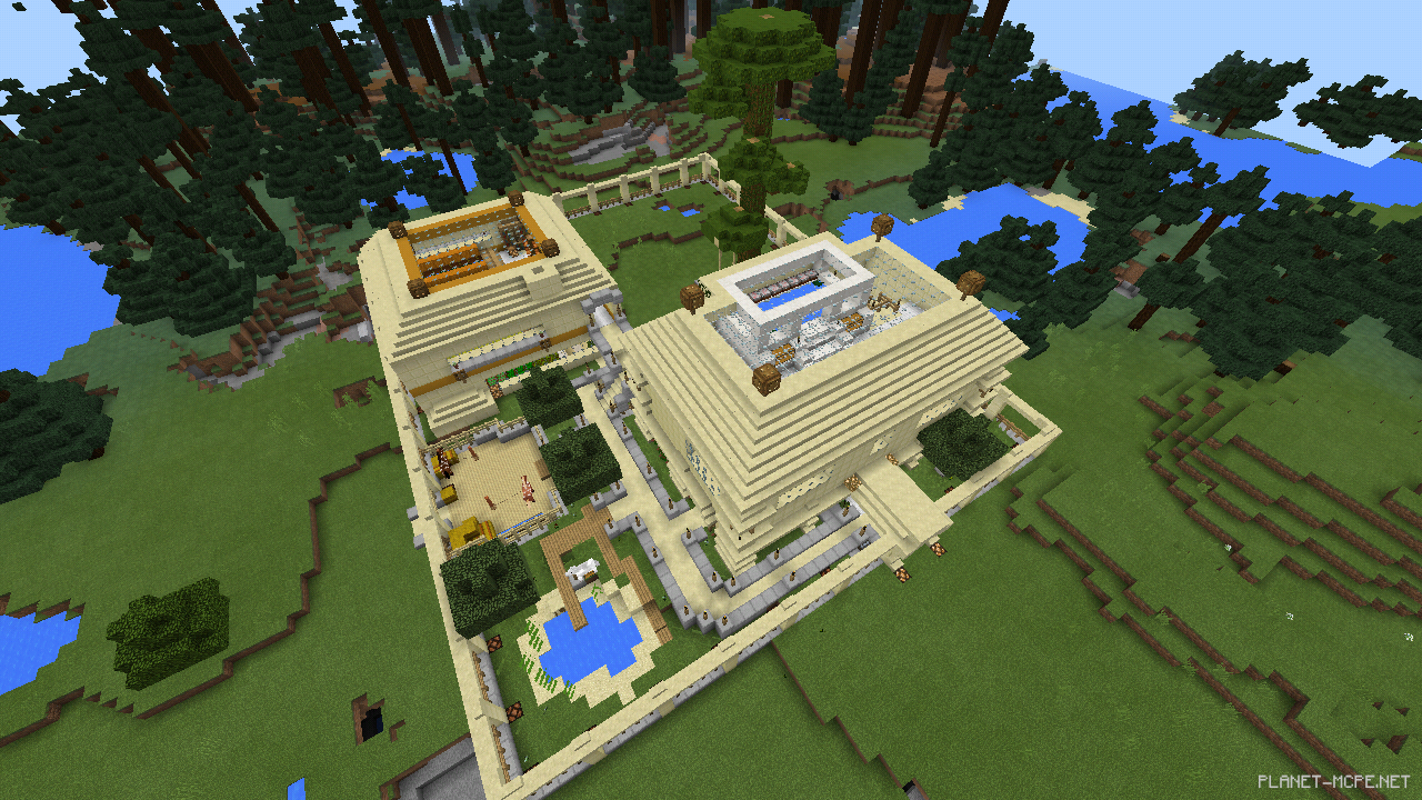 Окончание постройки дома из песчаника [Гайды Minecraft PE]