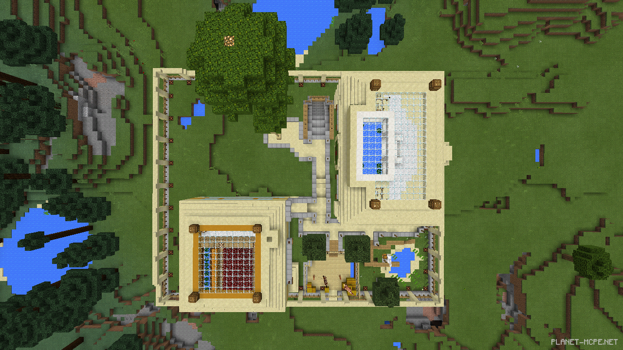 Окончание постройки дома из песчаника [Гайды Minecraft PE]