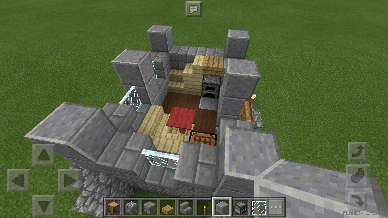 Двухэтажный средневековый домик [1 часть][Гайды Minecraft PE]