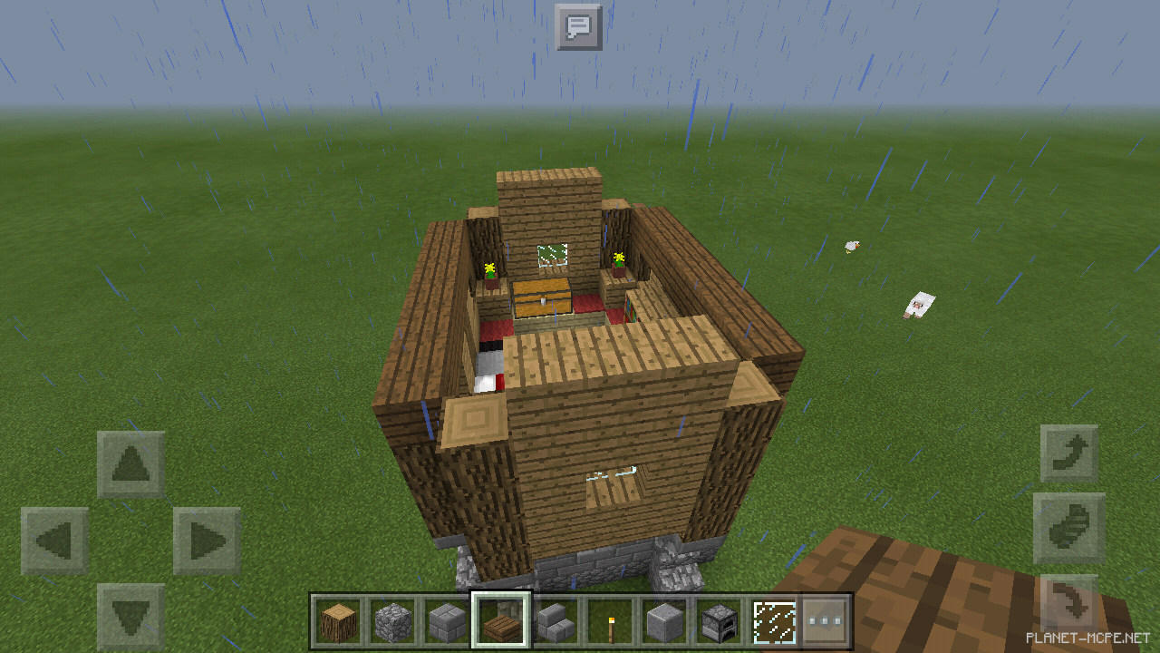Двухэтажный средневековый домик [2 часть][Гайды Minecraft PE]