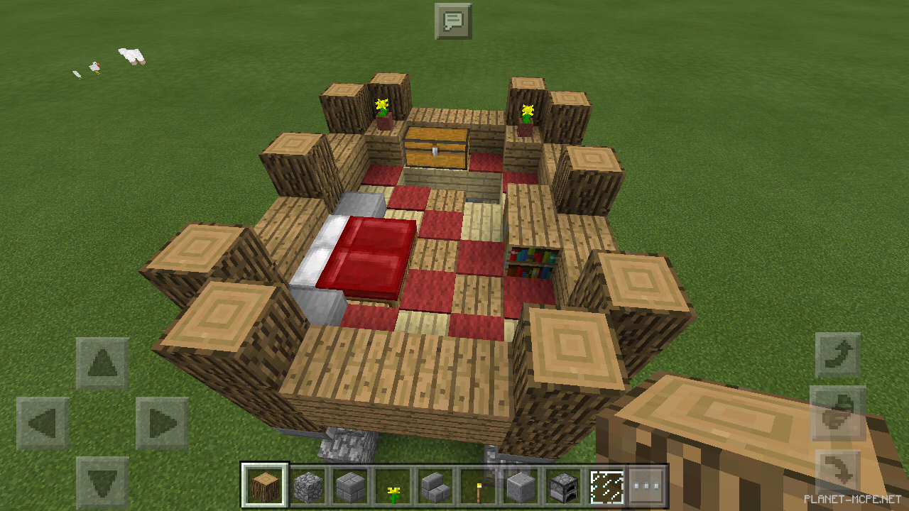 Двухэтажный средневековый домик [2 часть][Гайды Minecraft PE]