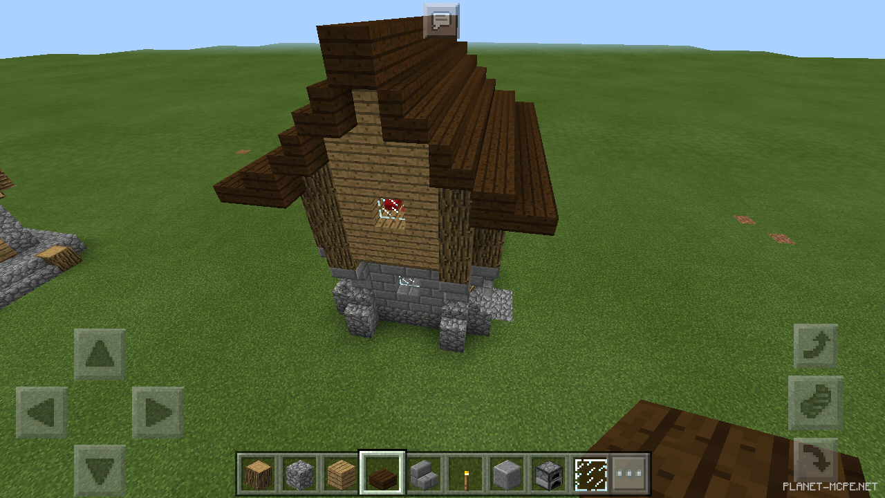 Двухэтажный средневековый домик [2 часть][Гайды Minecraft PE]