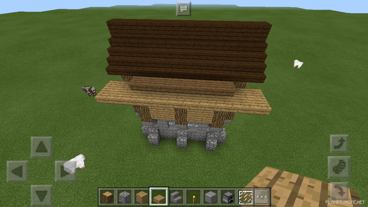 Двухэтажный средневековый домик [2 часть][Гайды Minecraft PE]
