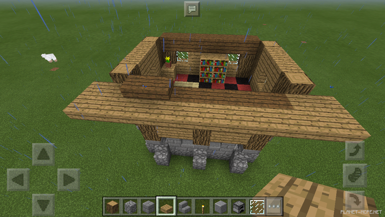 Двухэтажный средневековый домик [2 часть][Гайды Minecraft PE]