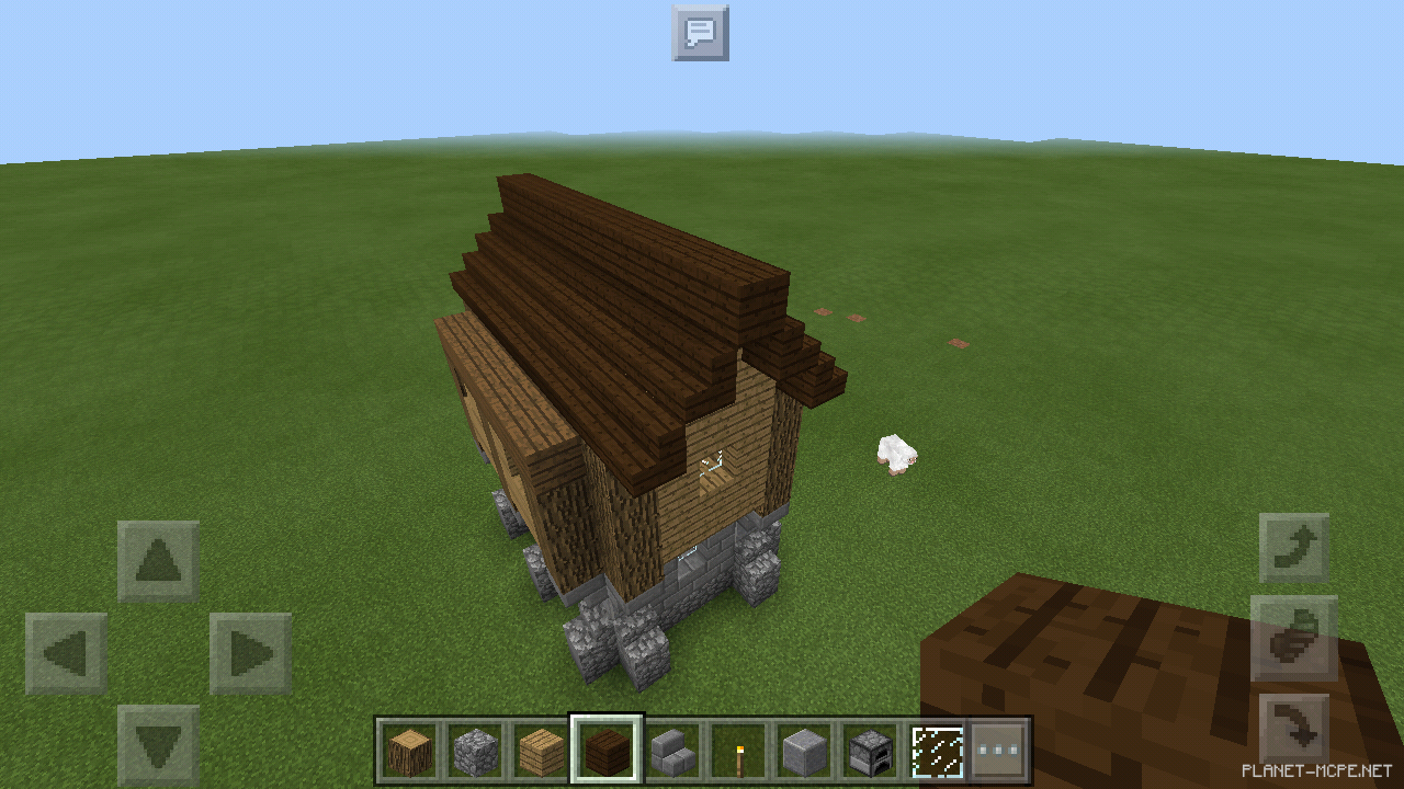 Двухэтажный средневековый домик [2 часть][Гайды Minecraft PE]