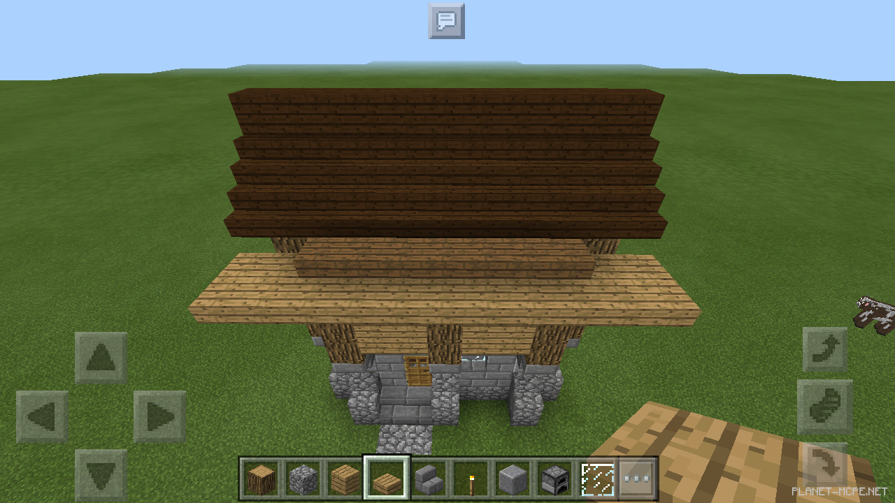 Двухэтажный средневековый домик [2 часть][Гайды Minecraft PE]