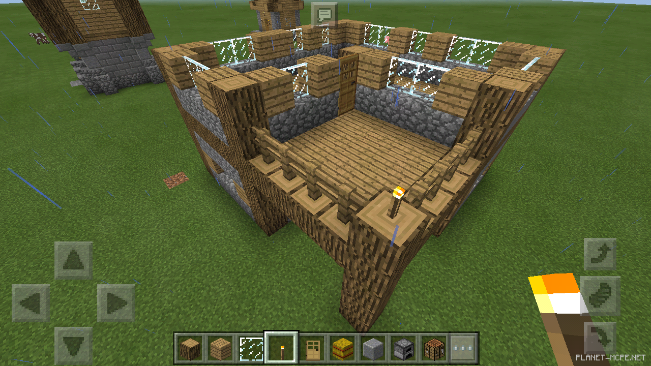 Большой средневековый дом для новичка [2 часть][Гайды Minecraft PE]