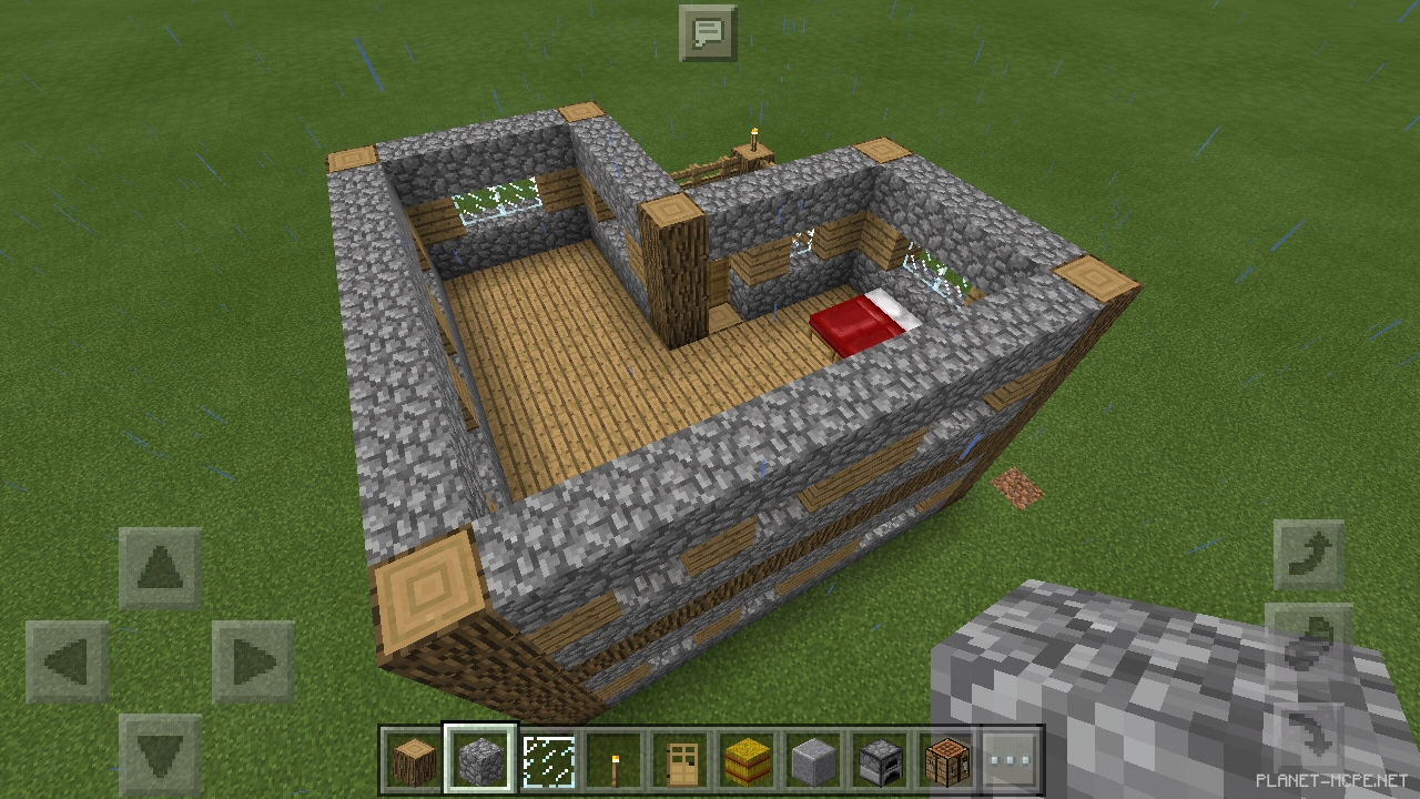 Большой средневековый дом для новичка [2 часть][Гайды Minecraft PE]