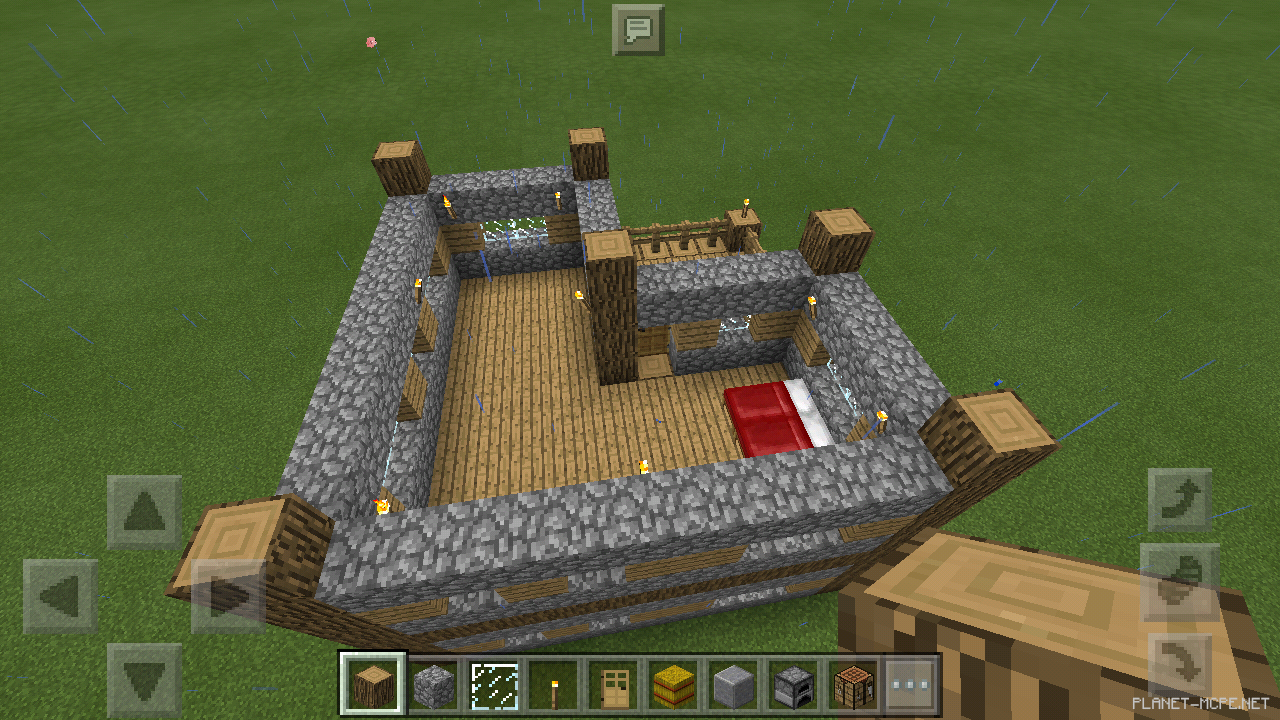 Большой средневековый дом для новичка [2 часть][Гайды Minecraft PE]