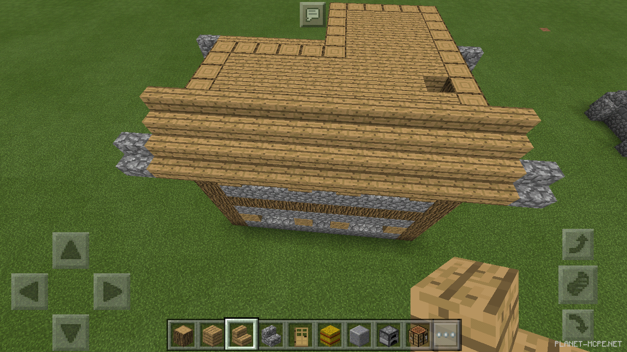 Большой средневековый дом для новичка [2 часть][Гайды Minecraft PE]