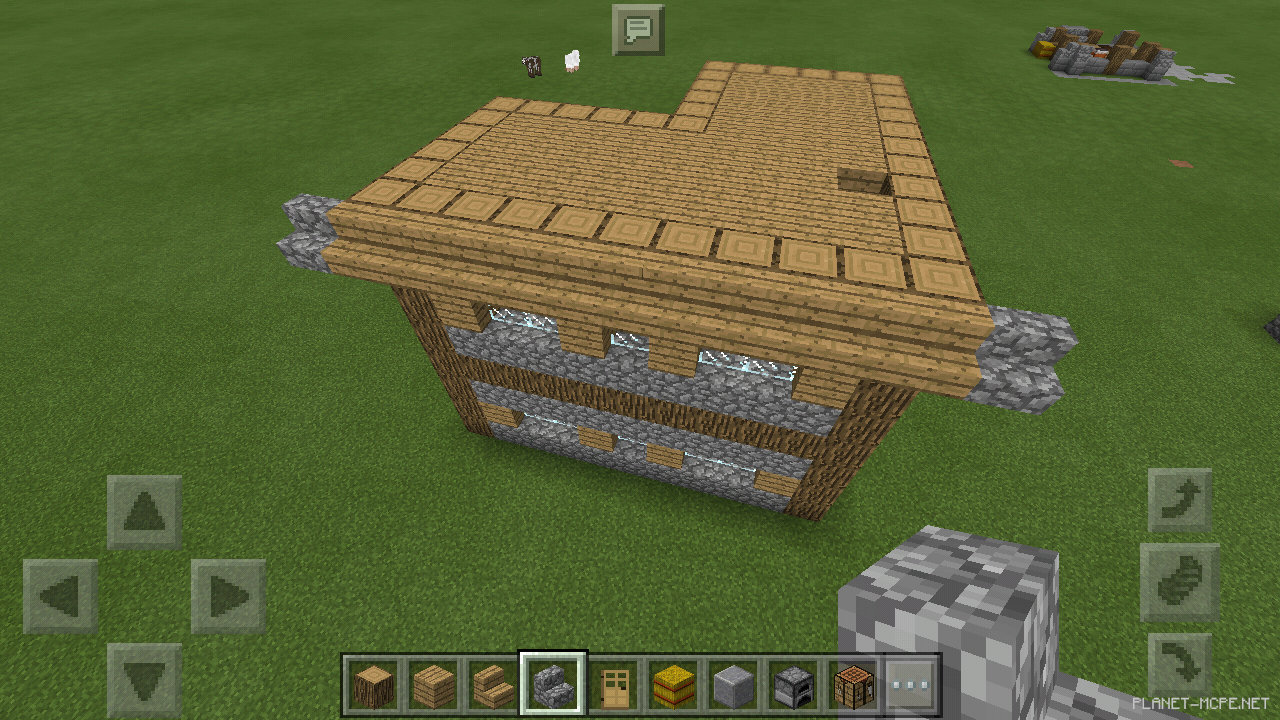 Большой средневековый дом для новичка [2 часть][Гайды Minecraft PE]