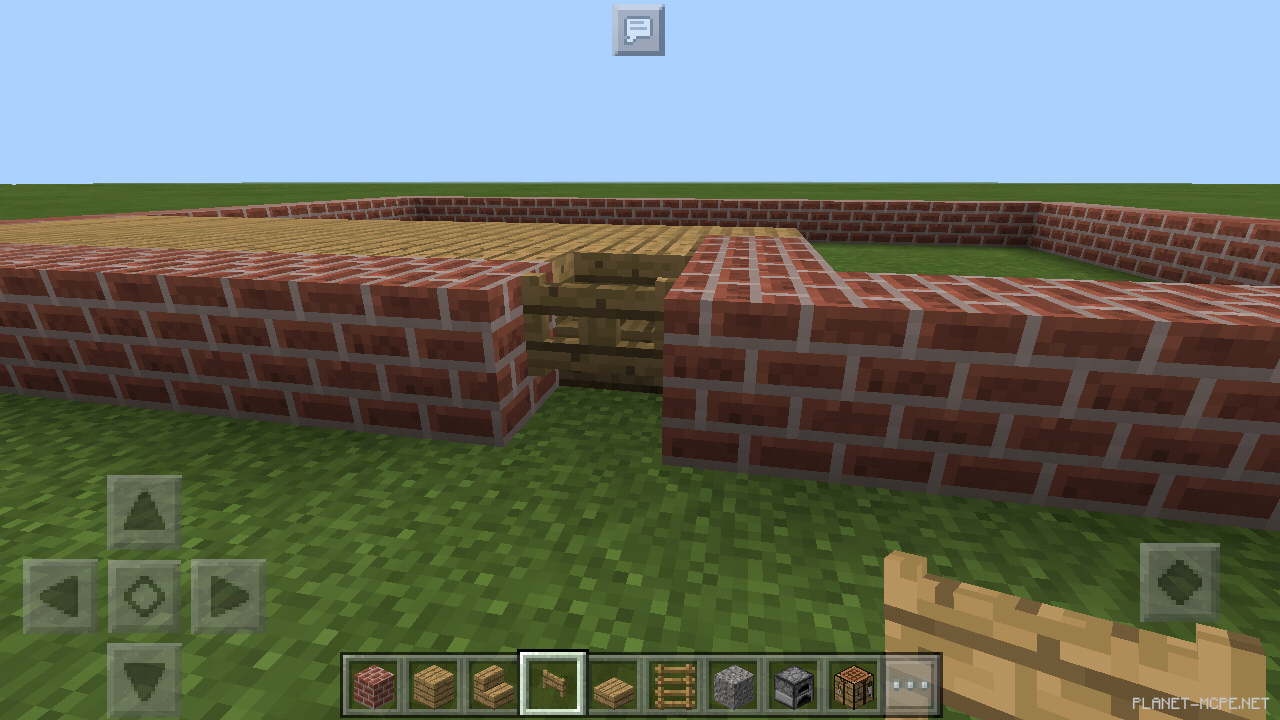 Двухэтажный дом из кирпича [1 часть][Гайды Minecraft PE]