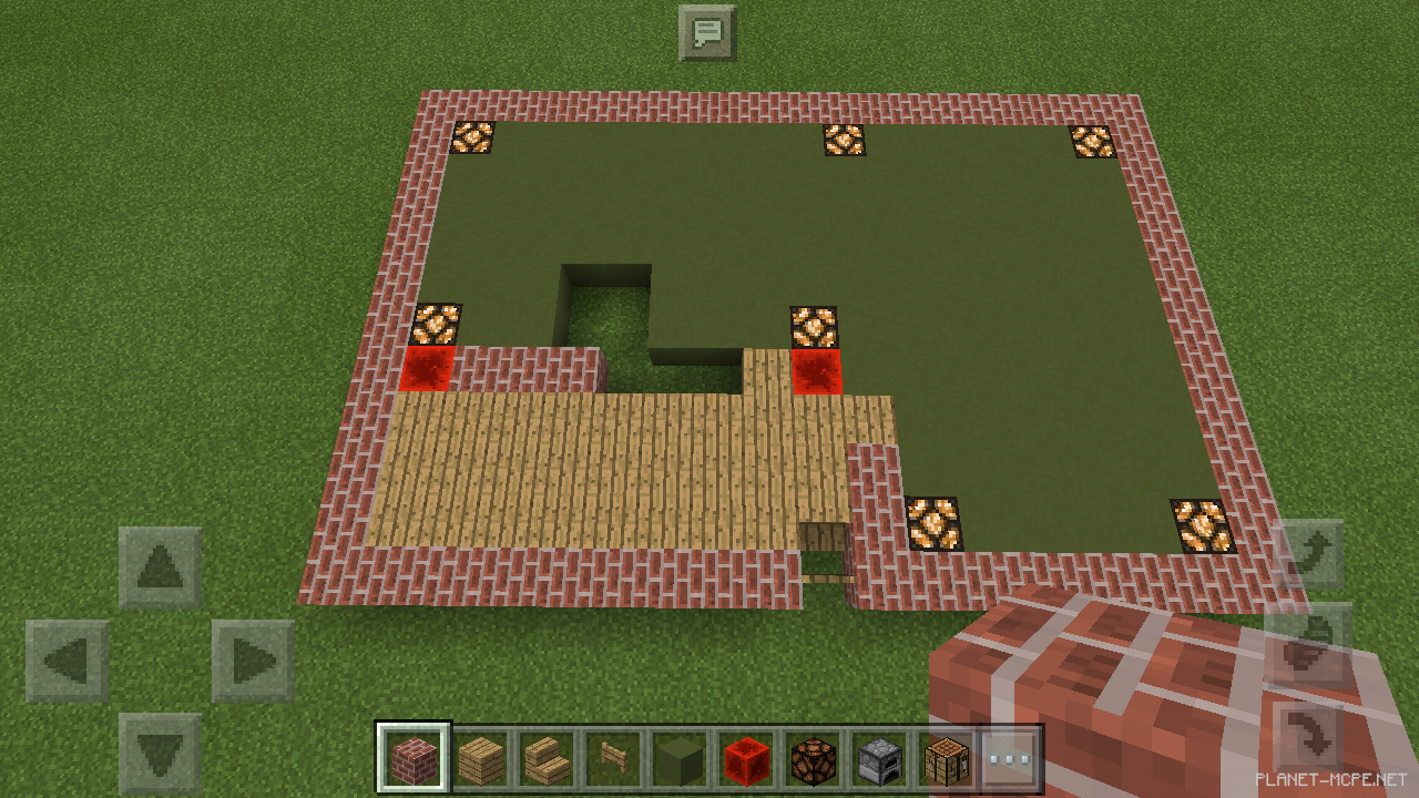 Двухэтажный дом из кирпича [1 часть][Гайды Minecraft PE]