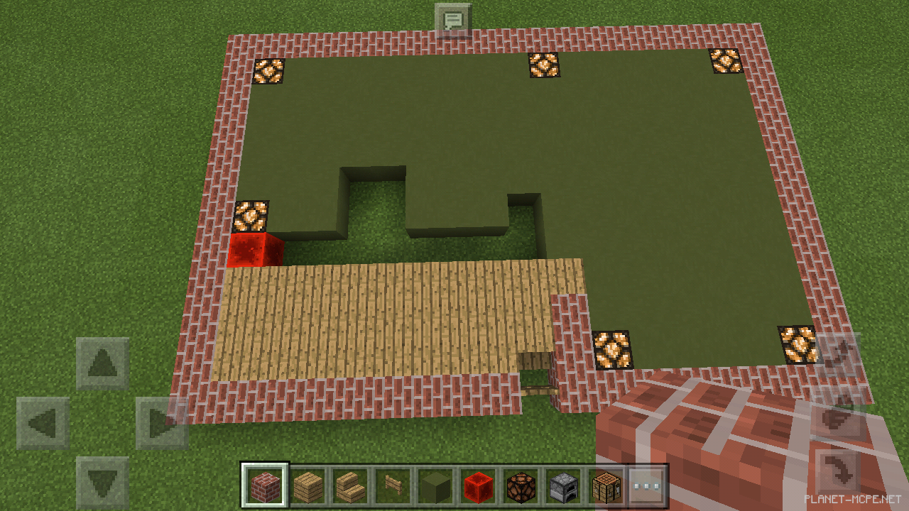 Двухэтажный дом из кирпича [1 часть][Гайды Minecraft PE]