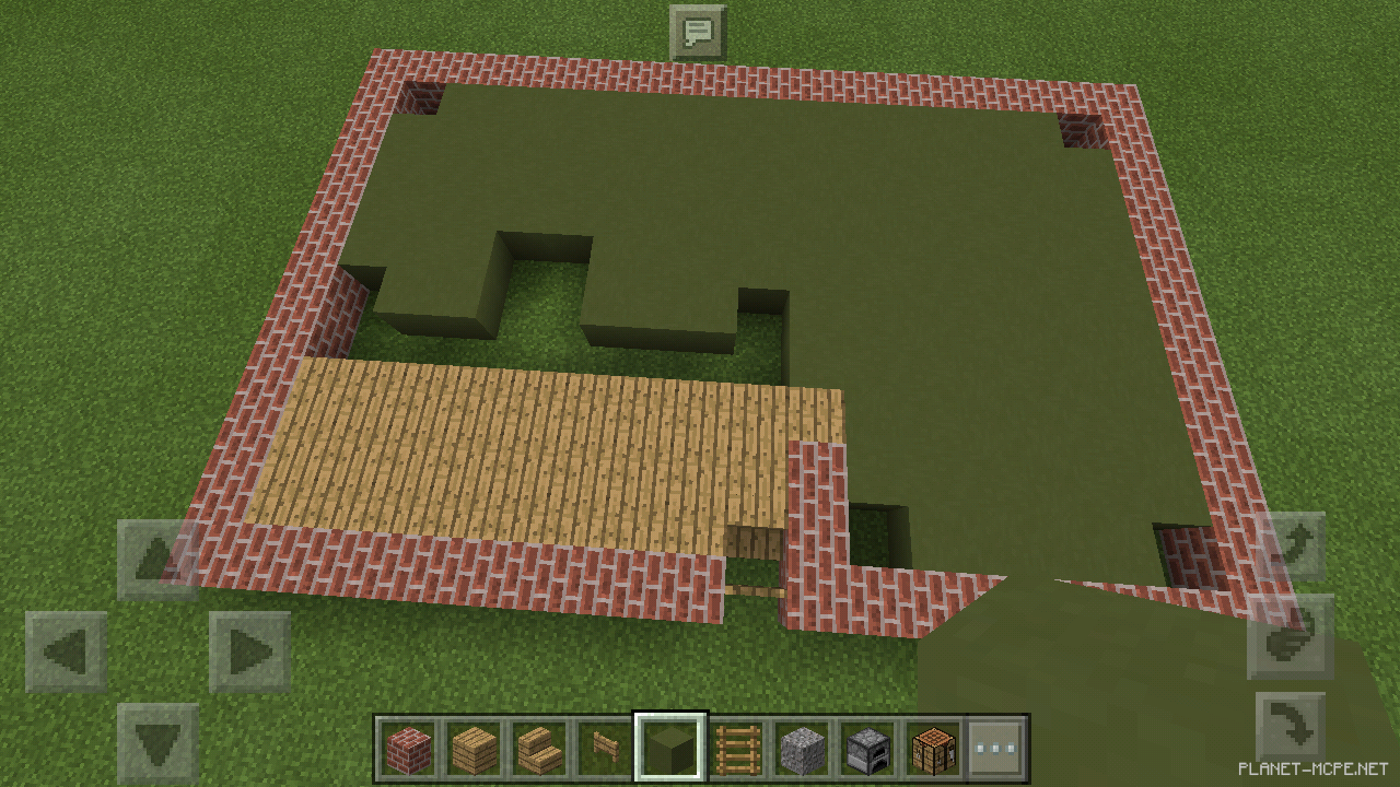 Двухэтажный дом из кирпича [1 часть][Гайды Minecraft PE]