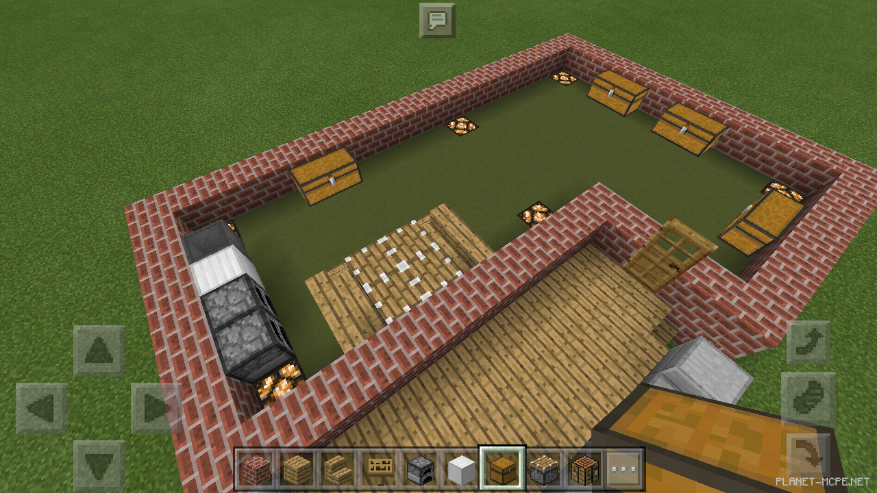 Двухэтажный дом из кирпича [1 часть][Гайды Minecraft PE]