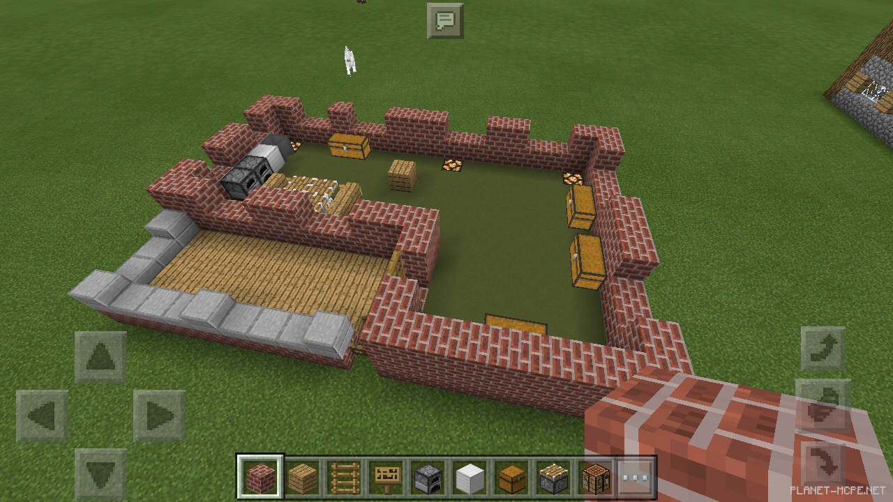 Двухэтажный дом из кирпича [1 часть][Гайды Minecraft PE]