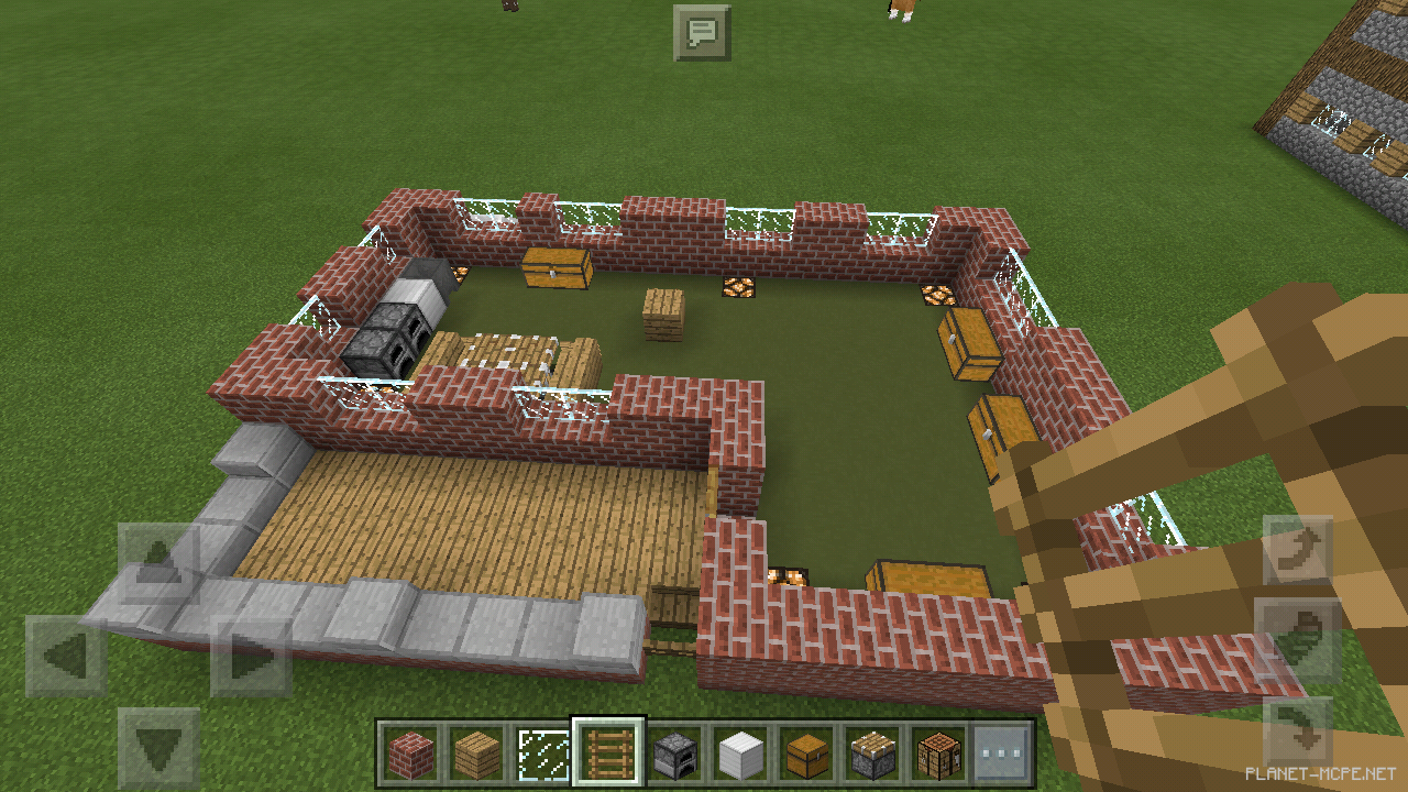 Двухэтажный дом из кирпича [1 часть][Гайды Minecraft PE]