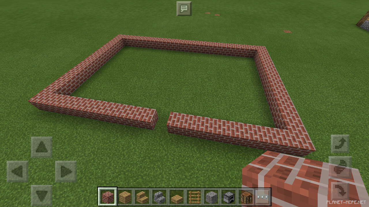 Двухэтажный дом из кирпича [1 часть][Гайды Minecraft PE]