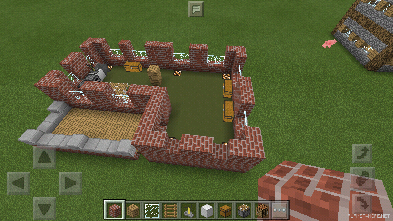 Двухэтажный дом из кирпича [1 часть][Гайды Minecraft PE]