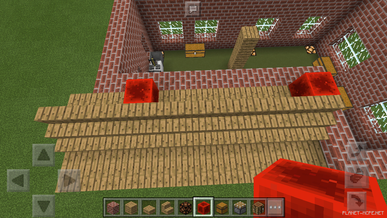 Двухэтажный дом из кирпича [2 часть][Гайды Minecraft PE]