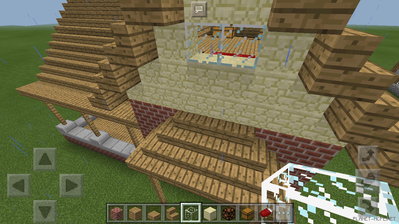 Двухэтажный дом из кирпича [2 часть][Гайды Minecraft PE]