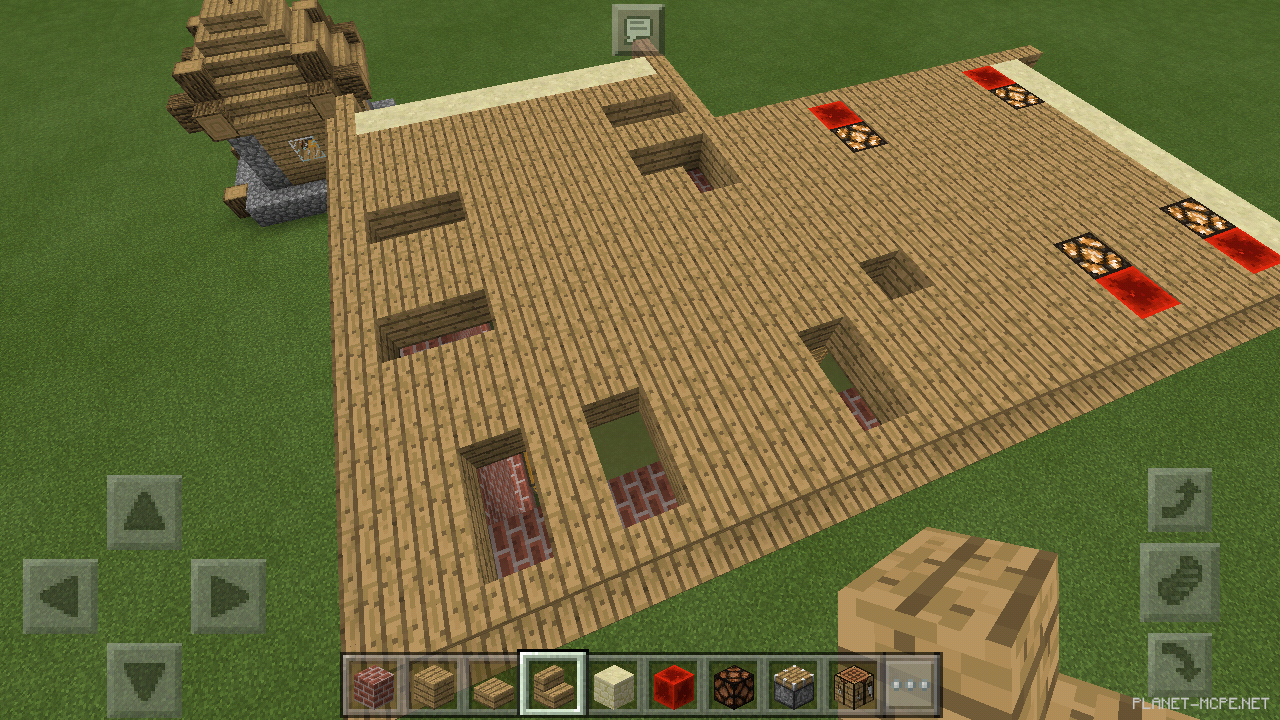 Двухэтажный дом из кирпича [2 часть][Гайды Minecraft PE]