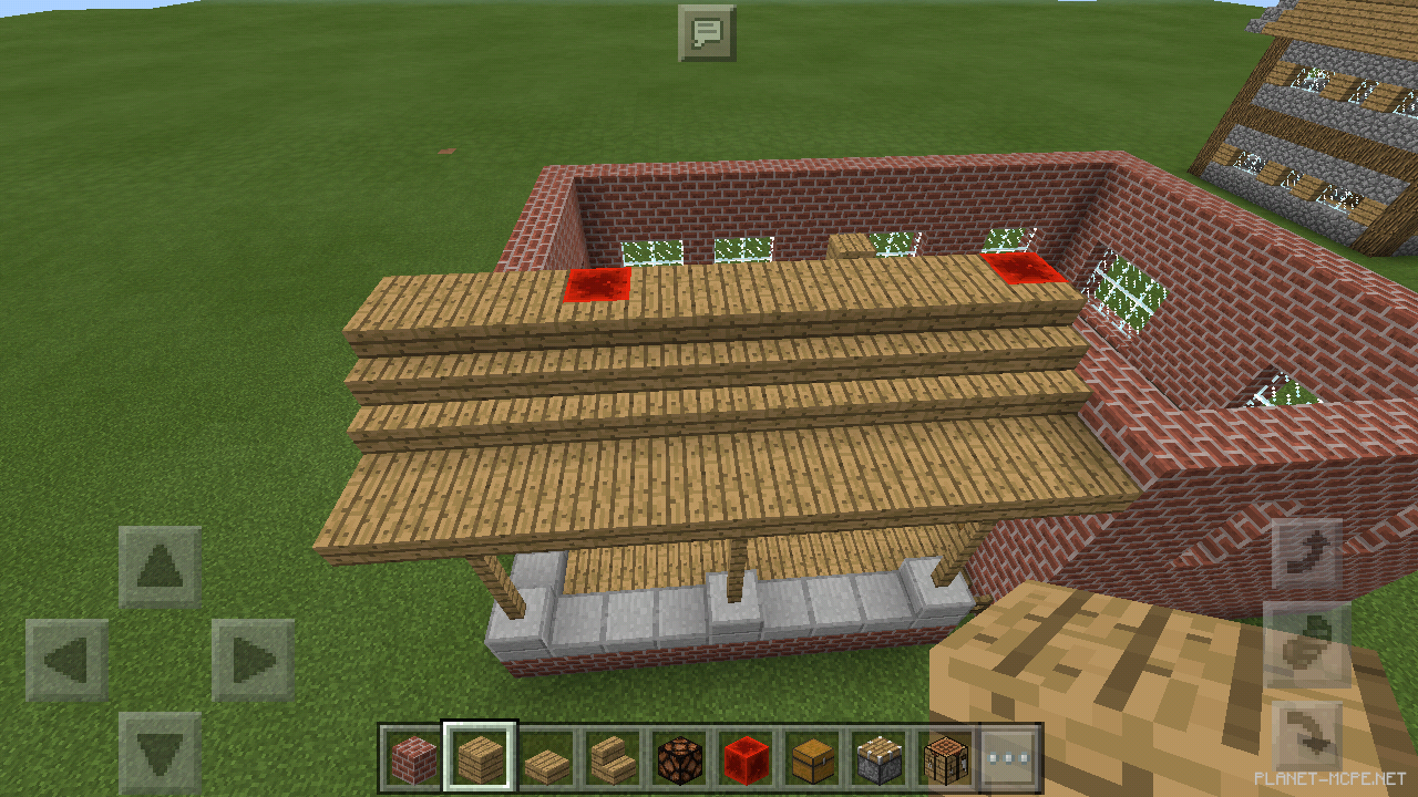 Двухэтажный дом из кирпича [2 часть][Гайды Minecraft PE]