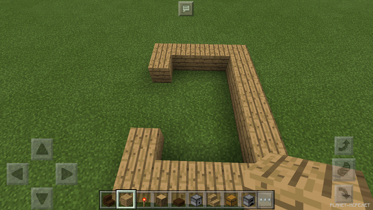 Маленький дом из тёмного дерева [1 часть][Гайды Minecraft PE]