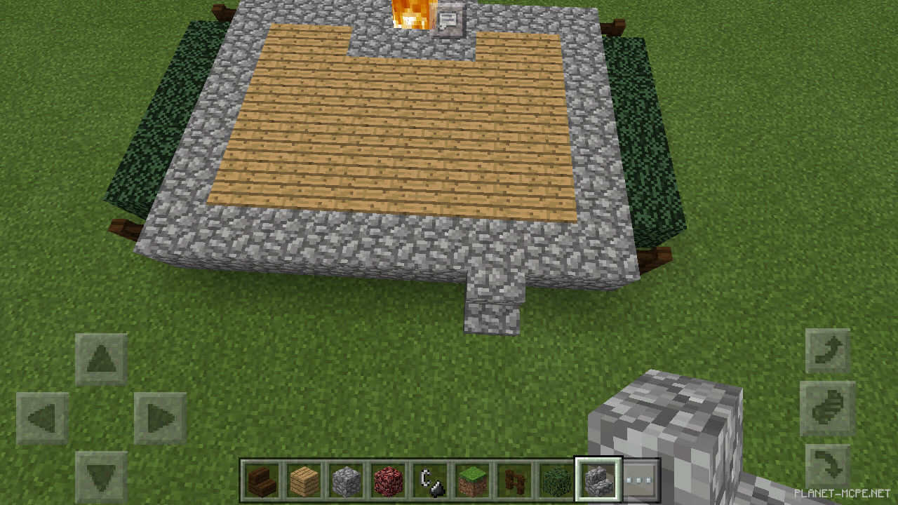 Маленький дом из тёмного дерева [1 часть][Гайды Minecraft PE]