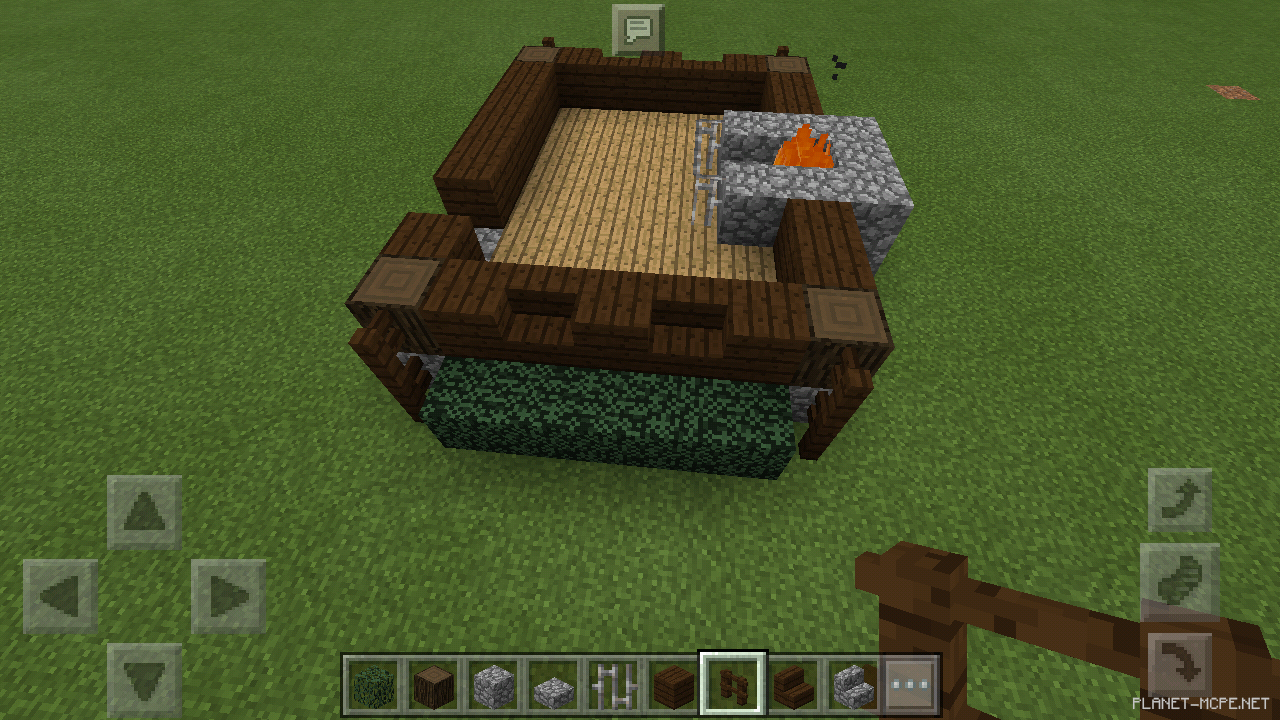 Маленький дом из тёмного дерева [1 часть][Гайды Minecraft PE]