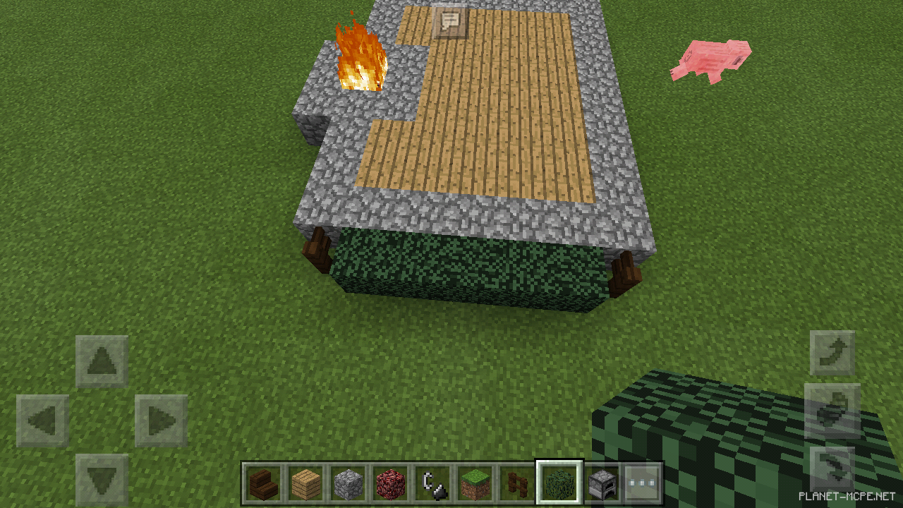 Маленький дом из тёмного дерева [1 часть][Гайды Minecraft PE]