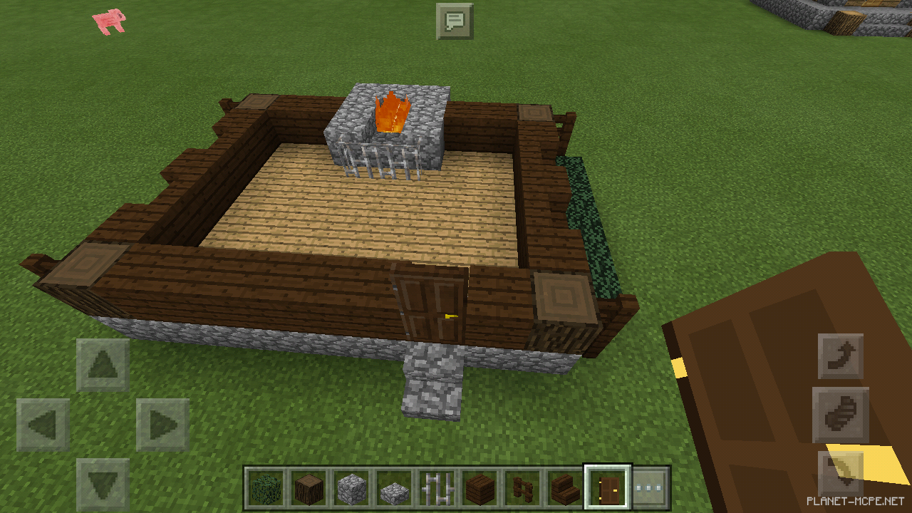 Маленький дом из тёмного дерева [1 часть][Гайды Minecraft PE]